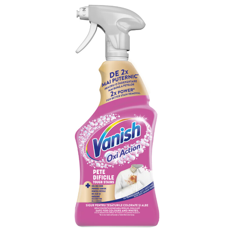 SCF158 VANISH SOLUTIE PETE OXI ACTION GOLD SPRAY 454ML