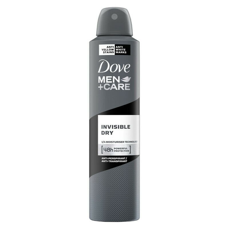 DOVE ANTIPERSPIRANT DEO 250ML MEN INVISIBLE DRY