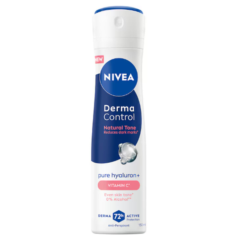 SCF193 NIVEA ANTIPERSPIRANT DEO 150ML DERMA CONTROL NATURAL TONE