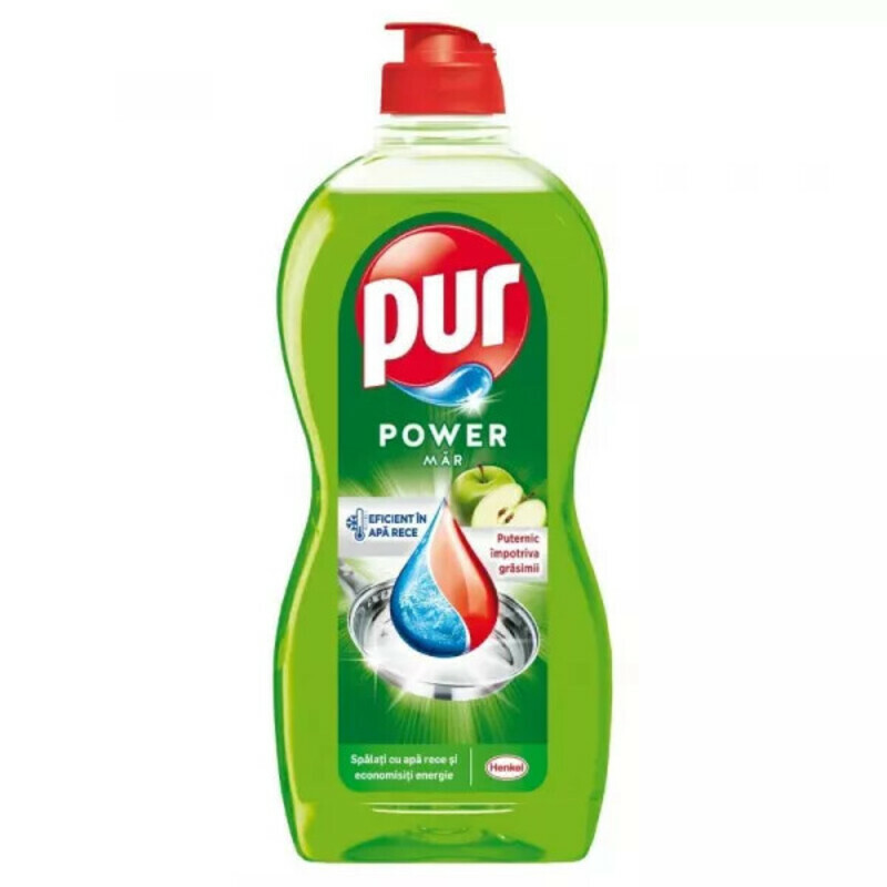 PUR DETERGENT VASE LICHID 450ML APPLE