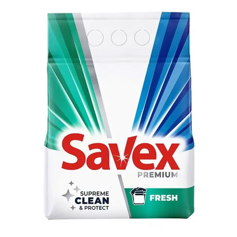 SAVEX DETERGENT RUFE AUTOMAT 2KG 2IN1 FRESH 25SPALARI