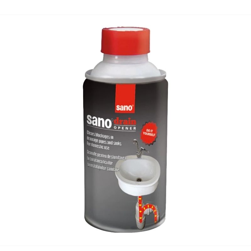 SCF131 Granule pentru desfundat scurgeri Sano Drain, 200g