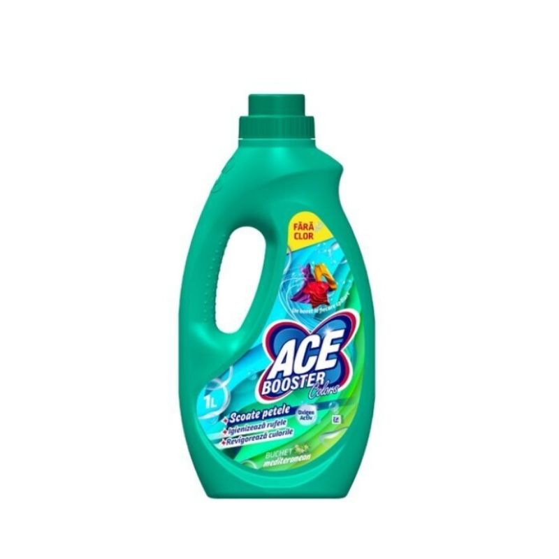 Solutie indepartare pete Ace Booster, Haine colorate, Parfumat 1l