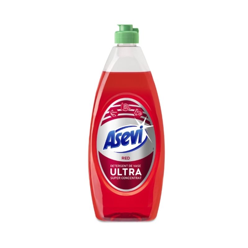 SCF208 ASEVI DETERGENT VASE 650ML ULTRA CONCENTRAT RED